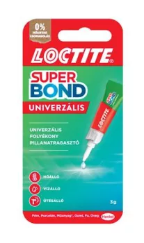 Pillanatragasztó, 3 g, HENKEL "Loctite Super Bo...