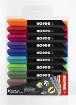 Alkoholos marker, 3 mm, kúpos, KORES "K-Marker...