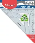 Háromszög vonalzó, műanyag, 45°, 14 cm, MAPED "...