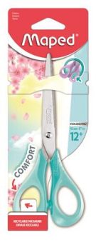 Olló, iskolai, 16 cm, rugalmas nyél, MAPED "Sen...