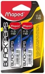 Grafitbél, 0,5 mm, HB, 2x12 szálas, MAPED "Blac... Grafitbél, 0,5 mm, HB, 2x12 szálas, MAPED "Blac...