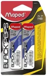 Grafitbél, 0,7 mm, HB, 2x12 szálas, MAPED "Blac...