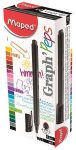 Tűfilc, 0,4 mm, MAPED "Graph'Peps", fekete Tűfilc, 0,4 mm, MAPED "Graph'Peps", fekete