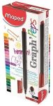 Tűfilc, 0,4 mm, MAPED "Graph'Peps", piros Tűfilc, 0,4 mm, MAPED "Graph'Peps", piros