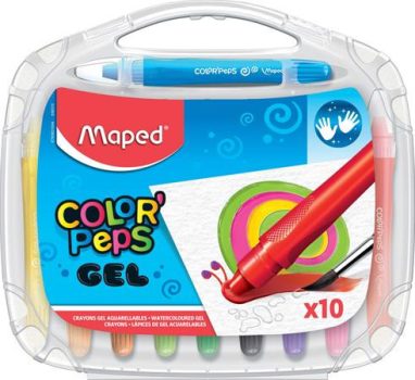 Zsírkréta, kitekerhető, MAPED "Color'Peps GEL",...