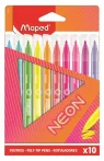 Filctoll készlet, 2,8 mm, kimosható, MAPED "Neo... Filctoll készlet, 2,8 mm, kimosható, MAPED "Neo...