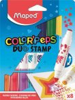 Filctoll készlet, 7,5 mm, kétvégű, MAPED "Color...