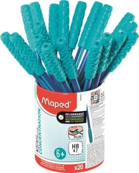 Írástanuló grafitceruza, ceruzatartó, HB, három...