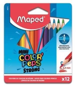 Színes ceruza készlet, háromszögletű, MAPED "Mi...