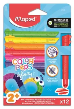 Színes ceruza készlet, háromszögletű, MAPED „Co...