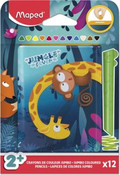 Színes ceruza készlet, fém perselyben, MAPED „J...