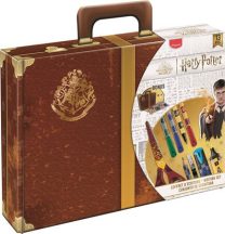 Írószerkészlet, kiegészítőkkel, MAPED, "Harry Potter Teens", 13 darabos, bőrönd