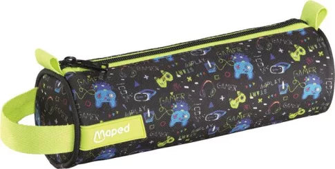 Tolltartó, henger alakú, cipzáras, MAPED, gaming Tolltartó, henger alakú, cipzáras, MAPED, gaming