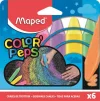 Aszfaltkréta, MAPED "Color'Peps", 6 különböző szín Aszfaltkréta, MAPED "Color'Peps", 6 különböző szín