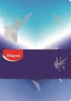 Jegyzetfüzet, tűzött, A5, vonalas, MAPED „Arcti...