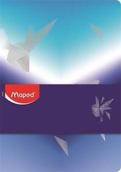 Jegyzetfüzet, tűzött, A5, vonalas, MAPED „Arcti...
