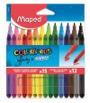 Színes ceruza és filctoll készlet, MAPED "Color...