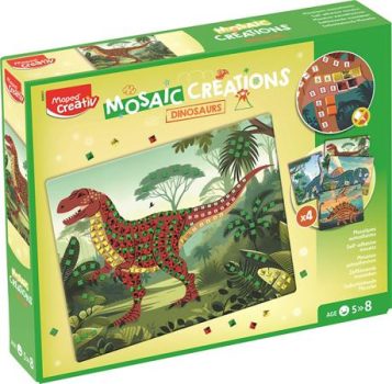 Mozaikos képkészítő, dinoszaurusz, MAPED CREATI...