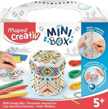 Kincsesdoboz kreatív készségfejlesztő készlet, MAPED CREATIV, "Mini Box"