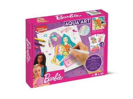 Akvarell festőkészlet, MAPED CREATIV "Barbie Aq...