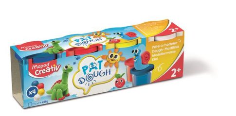 Gyurma készlet, 4x114 g, MAPED CREATIV "Pat Dou...