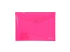 Irattartó tasak, A4, PP, patentos, PANTA PLAST, neon pink