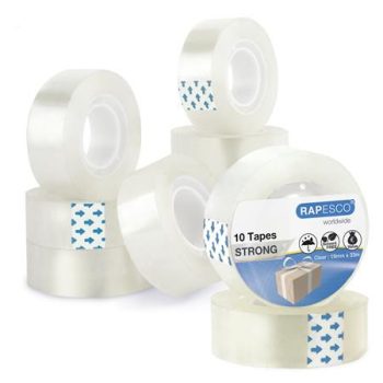 Ragasztószalag, 19 mm x 33 m, RAPESCO, 10 db,...