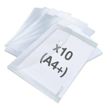 Irattartó tasak, A4+, PP, patentos, RAPESCO "Ec...