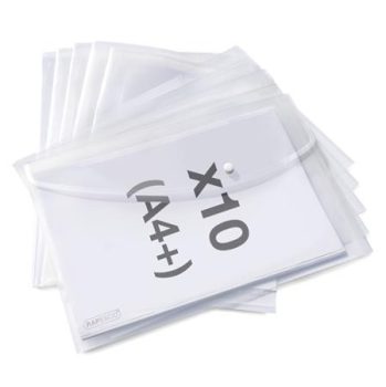 Irattartó tasak, A4+, PP, patentos, RAPESCO "Ec...