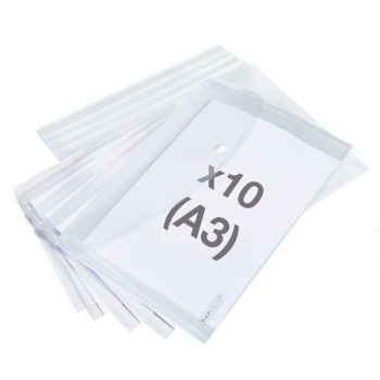 Irattartó tasak, A3, PP, patentos, RAPESCO "Eco...