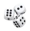 Dobókocka, műanyag, 3 darab
