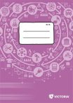 Füzet, tűzött, A5, hangjegy, 16 lap, VICTORIA P...