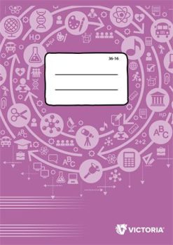 Füzet, tűzött, A5, hangjegy, 16 lap, VICTORIA P...