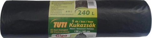 Nagykukazsák, 240 l, 5 db, TUTI "Giga"