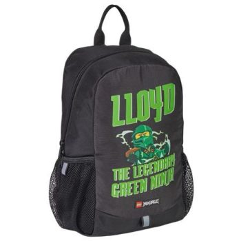 Hátizsák, közepes, LEGO "Ninjago Lloyd", fekete...