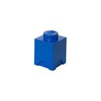 Tárolódoboz, szögletes, LEGO, kék