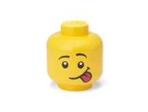Tárolódoboz, fej, kicsi, LEGO, Silly