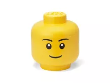 Tárolódoboz, fej, nagy, LEGO, Boy