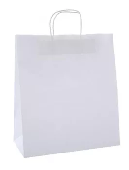 Ajándéktasak, 35x16x40 cm, APLI, fehér