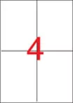 Etikett, univerzális, 105x148 mm, APLI, 100 eti... Etikett, univerzális, 105x148 mm, APLI, 100 eti...