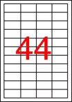 Etikett, univerzális, 48,5x25,4 mm, APLI, 440 e...