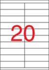 Etikett, univerzális, 105x29 mm, APLI, 2000 eti...
