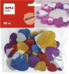Moosgumi, öntapadó, glitteres, szívek, APLI Kid... Moosgumi, öntapadó, glitteres, szívek, APLI Kid...