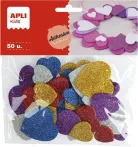 Moosgumi, öntapadó, glitteres, szívek, APLI Kid... Moosgumi, öntapadó, glitteres, szívek, APLI Kid...