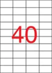 Etikett, univerzális, 52,5x29,7 mm, APLI, 20000...