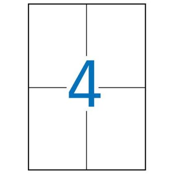 Etikett, univerzális, 105x148 mm, APLI, 2000 et...