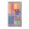Színes ceruza készlet, kétvégű, háromszögletű,...