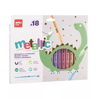 Filctoll készlet, 3,6 mm, kimosható, metálfényű...