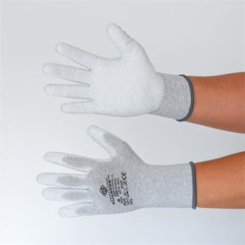 Védőkesztyű, karbonszálas, PU tenyerén mártott,...