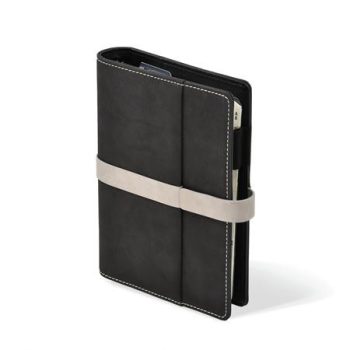 Kalendárium, gyűrűs, betétlapokkal, "M", műbőr,...